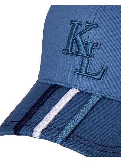 Casquette bleu avec 3 Bandeaux brodées (bleu marine, blanc et bleu) KLijaden - Kingsland - imagen 2