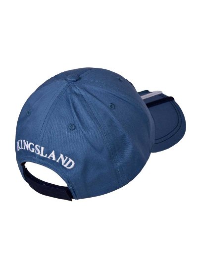 Casquette bleu avec 3 Bandeaux brodées (bleu marine, blanc et bleu) KLijaden - Kingsland - imagen 3