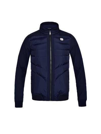 Veste courte matelassée bleu marine unisexe KLjacob - Kingsland