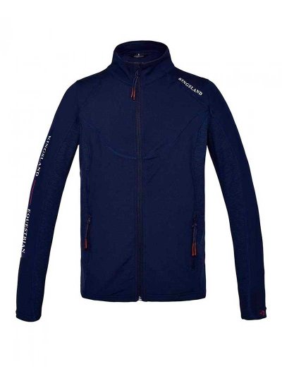 Veste fine technique d'entraînement bleu marine pour fille KLjeri - Kingsland