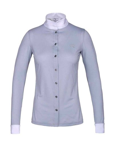 Chemise de compétition à manches longues gris clair pour femme KLjackie - Kingsland