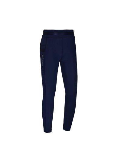 Navy Blue Grip Leggings with Wide Shiny Waistband for Girls – KLkemmie - Kingsland