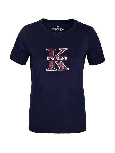 Camiseta de manga corta azul marino para niña KLlala - Kingsland