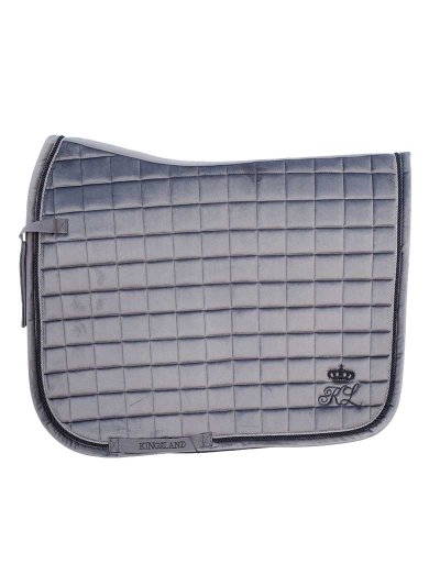 Sudadero coolmax de doma de terciopelo gris/plateado KLmya - Kingsland