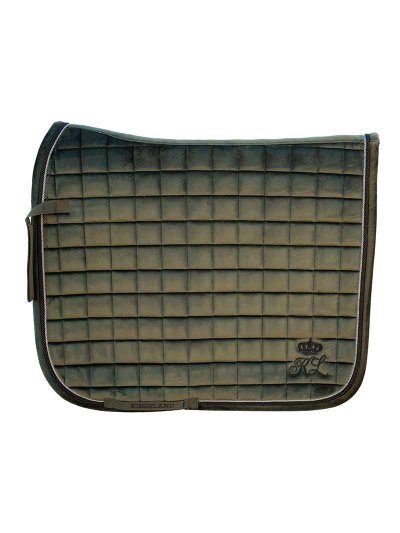 Sudadero coolmax de doma de terciopelo verde caqui oscuro KLmya - Kingsland