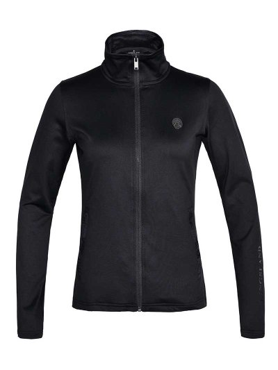 Sweat d'entraînement noire avec fermeture éclair pour femme KLmakena - Kingsland