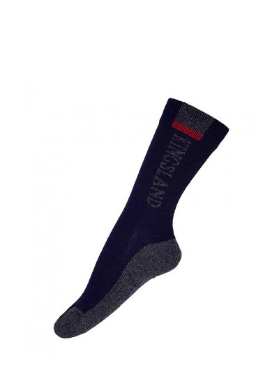 Calcetines (caña media) azul marino de lana para invierno KLmaxim - Kingsland