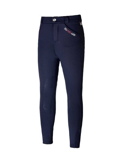 Pantalones de invierno en tejido de malla azul marino (grip rodilla) junior unisex KLkian - Kingsland