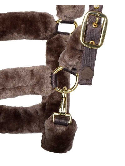 Licol d'écurie en mouton marron pour poney (C et D) KLnikkey - Kingsland - imagen 3
