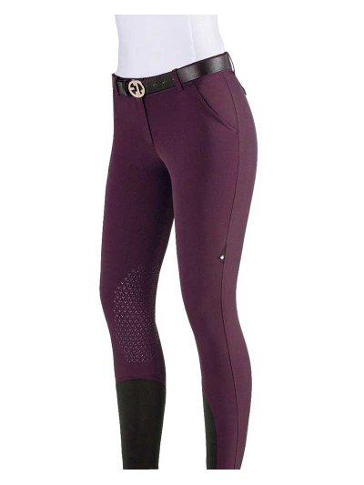 Pantalons d'été violetas (grip aux genoux) pour femme Ebbae - Equiline