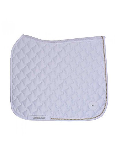 Sudadero de doma blanco satinado para caballo (full) modelo KLemory de Kingsland Dressage