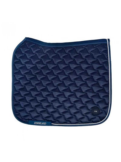 Sudadero de doma azul marino satinado para caballo (full) modelo KLemory de Kingsland Dressage
