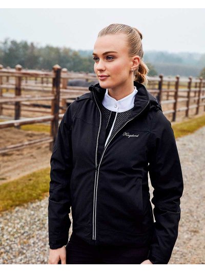 Women's Black Waterproof Padded Coat - KLtala - Kingsland Dressage