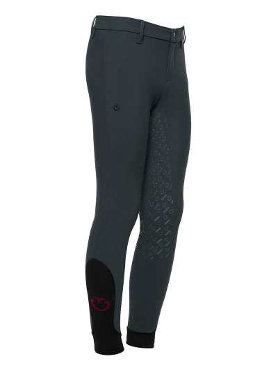 Dark grey riding pants without pockets (seat grip) junior unisex - Cavalleria Toscana