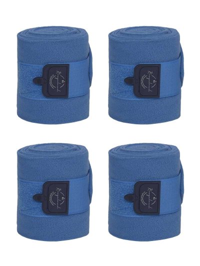 Lot de 4 bandes polaires de travail bleu denim (blue horizon) pour cheval KLnenna - Kingsland