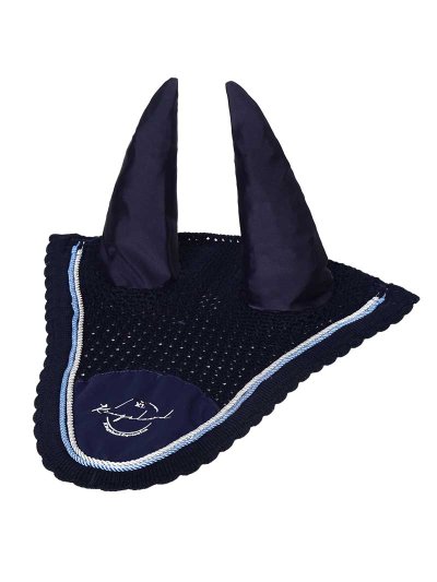 Bonnet en crochet bleu marine pour cheval KLnesi - Kingsland