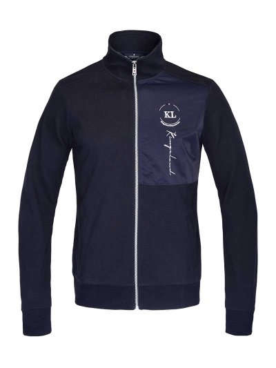 Sudadera con cremallera azul marino unisex KLnadir - Kingsland