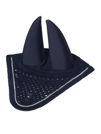 Navy blue crochet earmuffs with thick anti-noise ears for pony KLorli - Kingsland