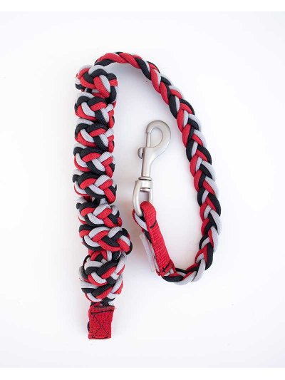 Braided lead rope in black, red, and white – Universal 181 model - Euro-Star - imagen 2