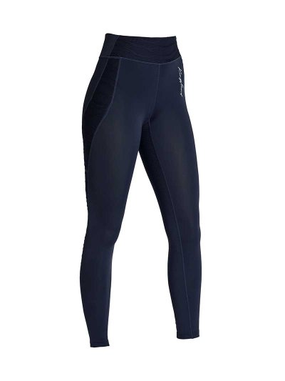 Mallas azul marino con cintura ancha y laterales de malla (grip culera) para mujer KLkatinka - Kingsland