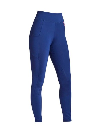 Mallas azul eléctrico con tiras coral y naranja (grip culera) para mujer KLkarina - Kingsland