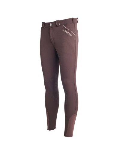 Pantalones marrones con bolsillos y detalles marrón claro para hombre Klkenton - Kingsland