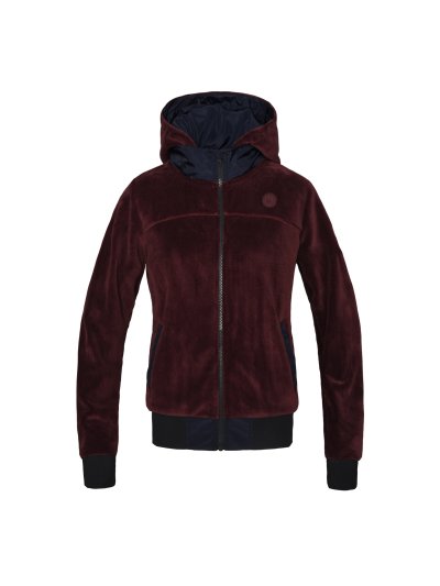Veste polaire bordeaux avec interior polaire pour femme KLrudra - Kingsland