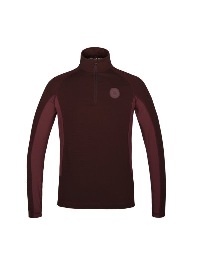 Camiseta de entrenamiento de manga larga burdeos para invierno niña KLruth - Kingsland