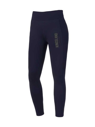 Mallas azul marino con laterales de malla (grip culera) para mujer - KLkarina - Kingsland Dressage