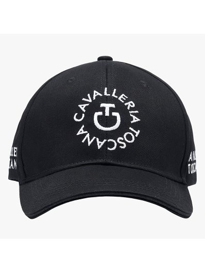 Casquette noir avec broderie blanc - Cavalleria Toscana - imagen 2