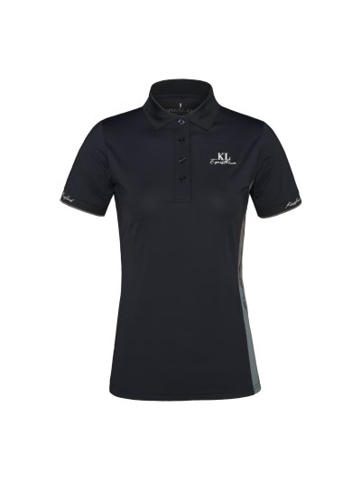 Polo à manches courtes et col bleu marine pour femme KLtaylin - Kingsland