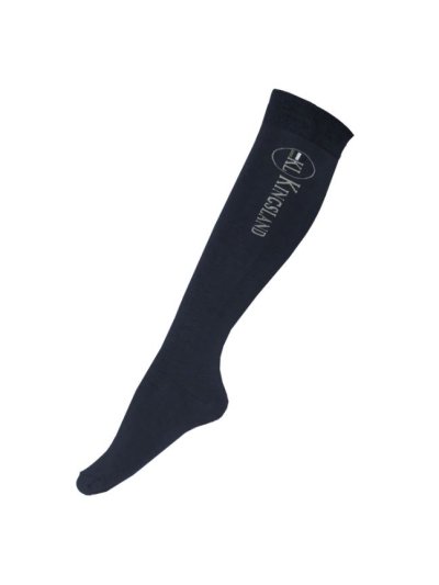 Calcetines altos azul marino con logo de la marca en la parte superior de temporada KLberkeley - Kingsland