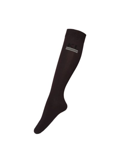 Calcetines altos color ciruela con detalles de la marca en la parte superior KLelof - Kingsland