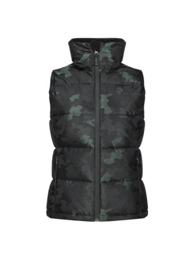 Gilet matelassé de imprimé militar sans capuche pour femme KLgracy - Kingsland