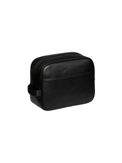 Neceser de piel artificial color negro KLfawn - Kingsland