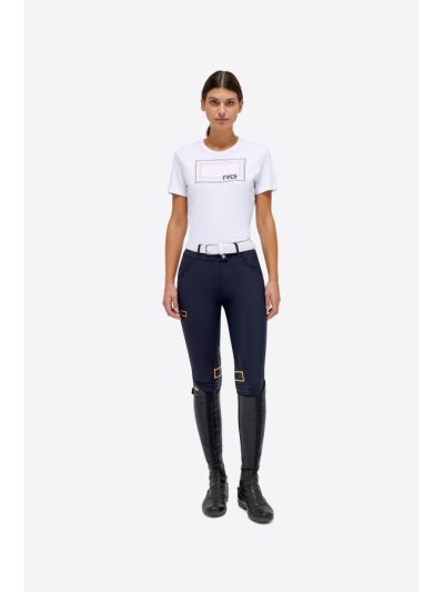White breathable mesh T-shirt for women - RG