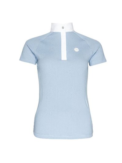 Polo de compétition à manches courtes bleu bleu ciel pour femme KLhosanna - Kingsland