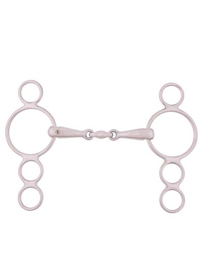 Filete Pessoa de 3 piezas de 18mm para caballo - BR