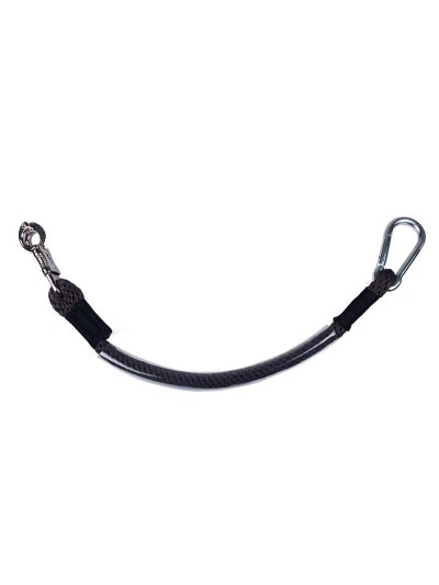 Ramal negro de 90cm con protección de goma para preparador o remolque - QHP