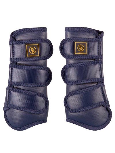 Pack de 2 protectores de doma azul marino para caballo Pro Max - BR