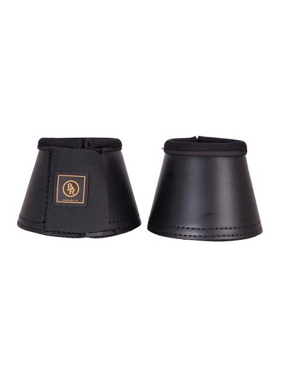 Black bell boots for horse - BR