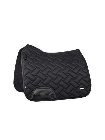 Black dressage saddle pad for horse - Kingsland