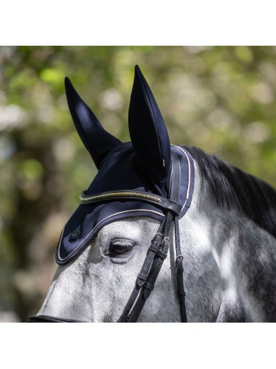 Bonnet à effet rafraîchissant bleu marine pour cheval Lucca - Kingsland - imagen 2