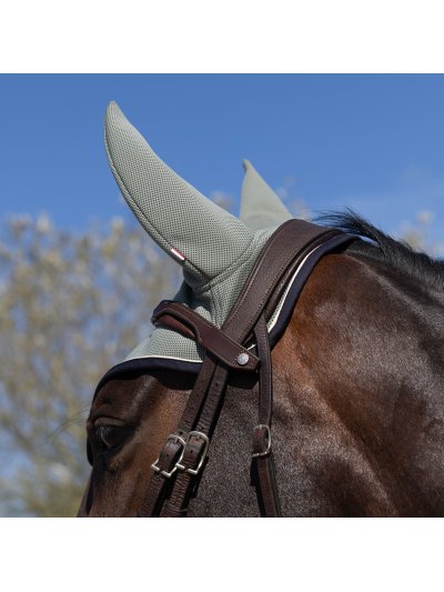 Bonnet à effet rafraîchissant vert pour cheval Lucca - Kingsland - imagen 2