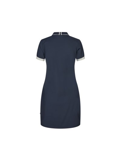 Robe tipo Polo bleu marine pour femme Laura - Kingsland - imagen 2