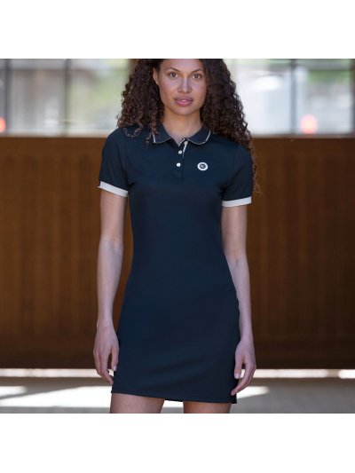 Robe tipo Polo bleu marine pour femme Laura - Kingsland - imagen 4