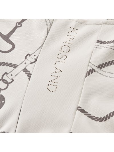 Top d'entraînement sans manches beige avec motivos ecuestres pour femme Larissa - Kingsland - imagen 3