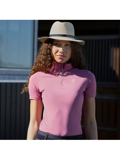 T-shirt d'entraînement rose pour femme Loretta - Kingsland - imagen 4