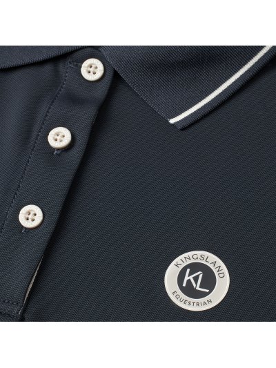 Polo de equitación azul marino para hombre Lorenzo - Kingsland
 - imagen 3