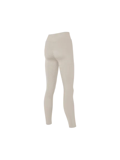 Mallas de montar beige (Beige Dove) full grip F-Tec5 para mujer Amy - Kingsland - imagen 2